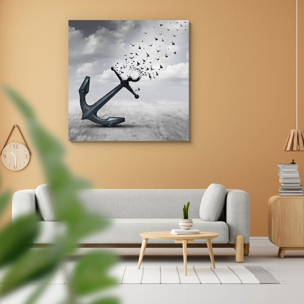 Leaving a Life Burden Behind Psychology Concept Peel & Stick Vinyl Wall Sticker-Laminated Wall Stickers-ART_VN_UN-IC 5007058 IC 5007058, Abstract Expressionism, Abstracts, Birds, Business, Conceptual, Dance, Futurism, Inspirational, Motivation, Motivational, Music and Dance, Semi Abstract, Surrealism, leaving, a, life, burden, behind, psychology, concept, peel, stick, vinyl, wall, sticker, anchor, let, go, forgiveness, forgive, letting, goodbye, courage, anchors, release, flying, abstract, anchored, aspirat