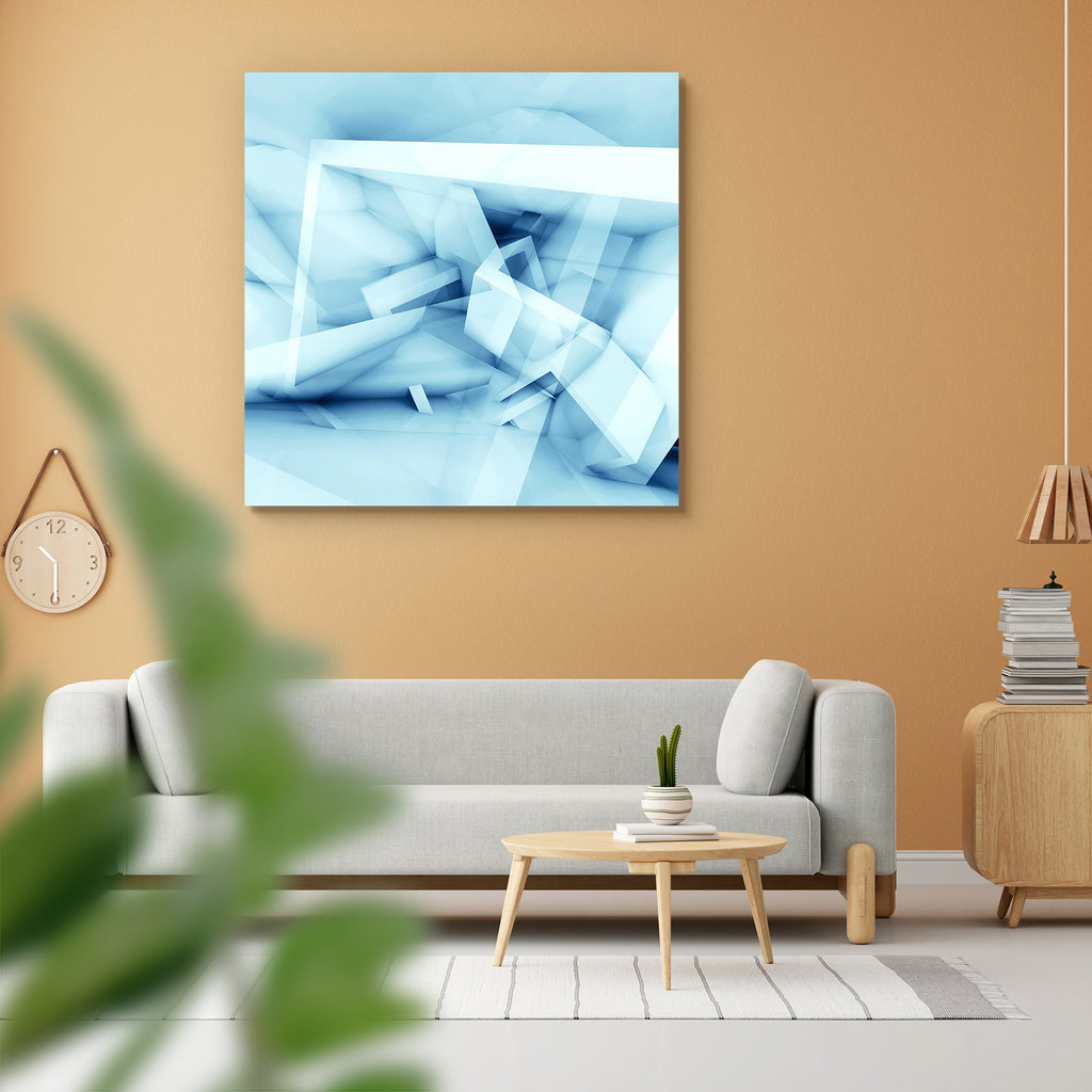 Abstract Blue & White Cubes Peel & Stick Vinyl Wall Sticker-Laminated Wall Stickers-ART_VN_UN-IC 5007081 IC 5007081, 3D, Abstract Expressionism, Abstracts, Architecture, Art and Paintings, Black and White, Conceptual, Digital, Digital Art, Geometric, Geometric Abstraction, Graphic, Illustrations, Modern Art, Patterns, Semi Abstract, Signs, Signs and Symbols, Space, White, abstract, blue, cubes, peel, stick, vinyl, wall, sticker, architectural, art, background, cg, chaotic, concept, construction, creative, c