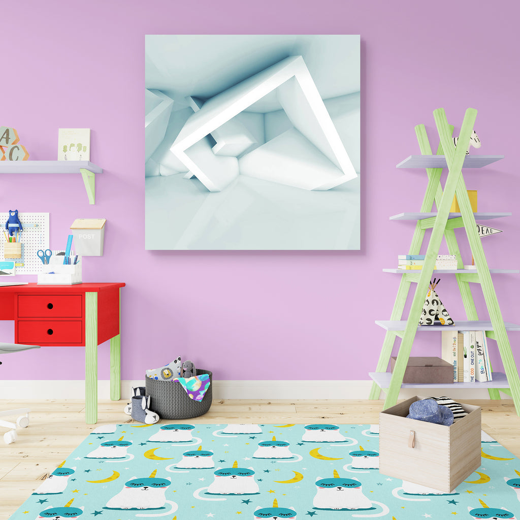 Intersected Cubic Structures Peel & Stick Vinyl Wall Sticker-Laminated Wall Stickers-ART_VN_UN-IC 5007083 IC 5007083, 3D, Abstract Expressionism, Abstracts, Architecture, Black and White, Digital, Digital Art, Geometric, Geometric Abstraction, Graphic, Illustrations, Modern Art, Patterns, Perspective, Semi Abstract, Signs, Signs and Symbols, Space, White, intersected, cubic, structures, peel, stick, vinyl, wall, sticker, abstract, architectural, backdrop, background, blank, blue, cg, chaotic, concept, const