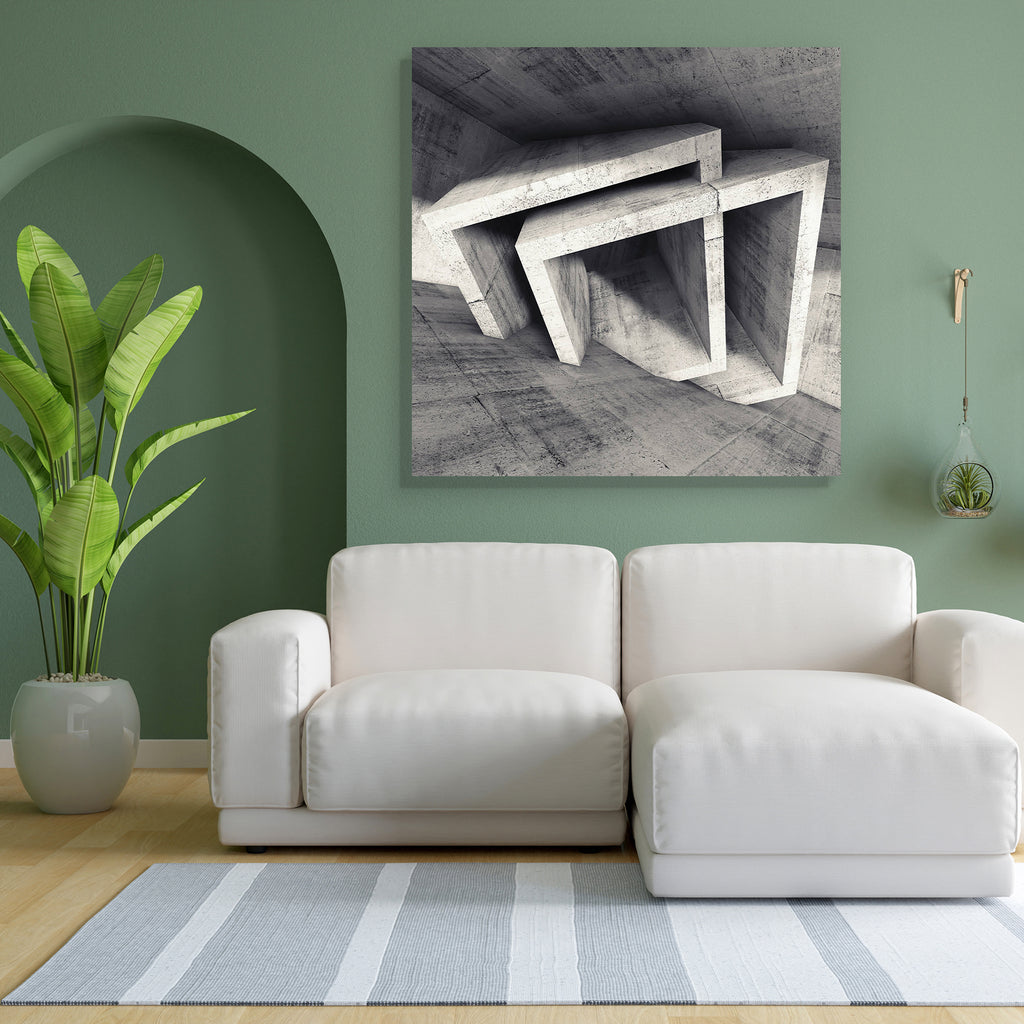 Square Abstract D3 Peel & Stick Vinyl Wall Sticker-Laminated Wall Stickers-ART_VN_UN-IC 5007093 IC 5007093, 3D, Abstract Expressionism, Abstracts, Architecture, Black and White, Digital, Digital Art, Geometric, Geometric Abstraction, Graphic, Illustrations, Modern Art, Patterns, Perspective, Semi Abstract, Signs, Signs and Symbols, White, square, abstract, d3, peel, stick, vinyl, wall, sticker, architectural, backdrop, background, beton, blank, cg, chaos, chaotic, concept, concrete, construction, cube, cubi