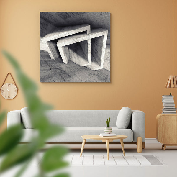 Square Abstract D3 Peel & Stick Vinyl Wall Sticker-Laminated Wall Stickers-ART_VN_UN-IC 5007093 IC 5007093, 3D, Abstract Expressionism, Abstracts, Architecture, Black and White, Digital, Digital Art, Geometric, Geometric Abstraction, Graphic, Illustrations, Modern Art, Patterns, Perspective, Semi Abstract, Signs, Signs and Symbols, White, square, abstract, d3, peel, stick, vinyl, wall, sticker, for, home, decoration, architectural, backdrop, background, beton, blank, cg, chaos, chaotic, concept, concrete, c