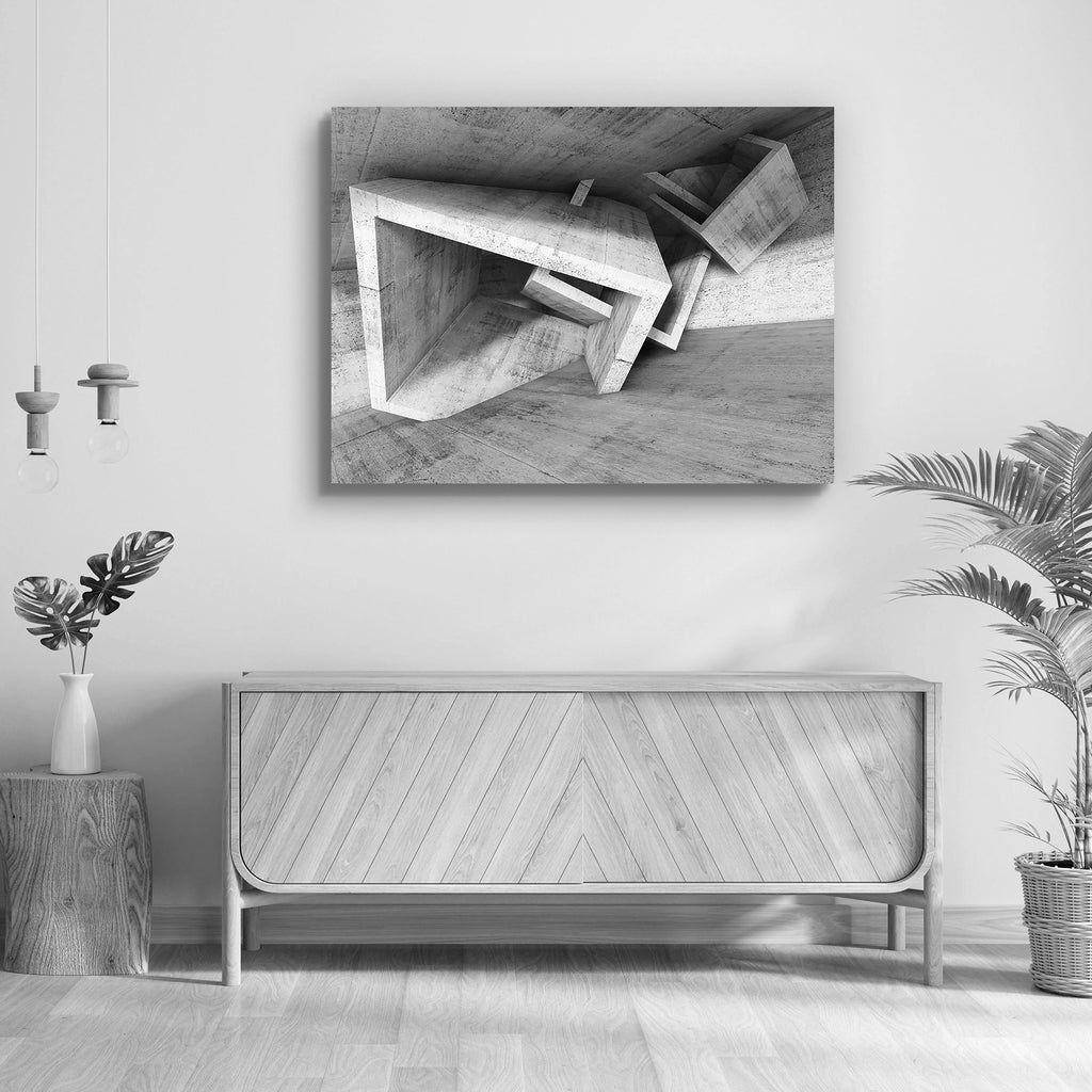 Cubic Structures D2 Peel & Stick Vinyl Wall Sticker-Laminated Wall Stickers-ART_VN_UN-IC 5007094 IC 5007094, 3D, Abstract Expressionism, Abstracts, Architecture, Black and White, Digital, Digital Art, Geometric, Geometric Abstraction, Graphic, Illustrations, Modern Art, Patterns, Perspective, Semi Abstract, Signs, Signs and Symbols, White, cubic, structures, d2, peel, stick, vinyl, wall, sticker, abstract, architectural, backdrop, background, beton, blank, cg, chaos, chaotic, concept, concrete, construction