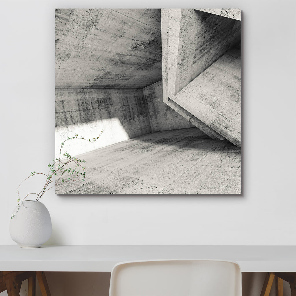 Concrete Room Interior Peel & Stick Vinyl Wall Sticker-Laminated Wall Stickers-ART_VN_UN-IC 5007097 IC 5007097, Abstract Expressionism, Abstracts, Architecture, Black and White, Digital, Digital Art, Geometric, Geometric Abstraction, Graphic, Illustrations, Modern Art, Patterns, Perspective, Semi Abstract, Signs, Signs and Symbols, White, concrete, room, interior, peel, stick, vinyl, wall, sticker, abstract, architectural, backdrop, background, beton, blank, cg, chaos, chaotic, concept, construction, cube, 