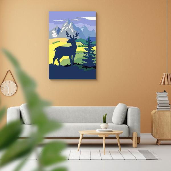 Vector Deer In Forest Peel & Stick Vinyl Wall Sticker-Laminated Wall Stickers-ART_VN_UN-IC 5007110 IC 5007110, Animals, Art and Paintings, Birds, Digital, Digital Art, Graphic, Illustrations, Landscapes, Mountains, Nature, Panorama, Patterns, Scenic, Signs, Signs and Symbols, Wildlife, vector, deer, in, forest, peel, stick, vinyl, wall, sticker, for, home, decoration, adventure, alps, animal, art, background, beautiful, blue, canada, collection, colorful, design, eat, element, environment, extreme, fauna, g