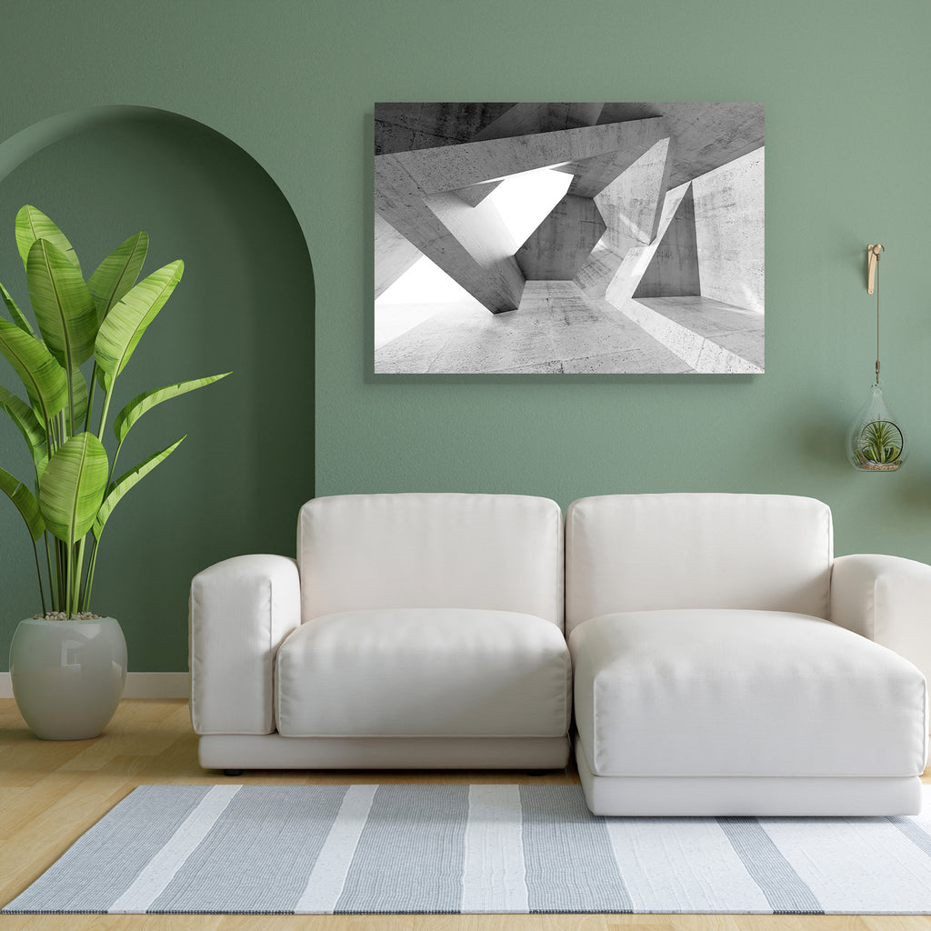 Abstract Modern Architecture Peel & Stick Vinyl Wall Sticker - Laminated Wall Stickers - ArtzFolio.com