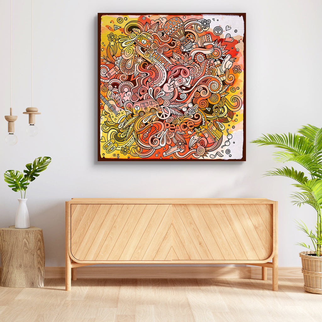 Hippie Cartoon Doodles D7 Peel & Stick Vinyl Wall Sticker-Laminated Wall Stickers-ART_VN_UN-IC 5007126 IC 5007126, Abstract Expressionism, Abstracts, Ancient, Animated Cartoons, Art and Paintings, Botanical, Caricature, Cartoons, Culture, Ethnic, Floral, Flowers, Hand Drawn, Historical, Illustrations, Love, Medieval, Music, Music and Dance, Music and Musical Instruments, Nature, People, Retro, Romance, Semi Abstract, Signs, Signs and Symbols, Sketches, Symbols, Traditional, Tribal, Vintage, Watercolour, Wor