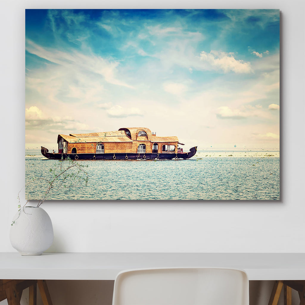 Houseboat In Vembanadu Lake, Kerala, India Peel & Stick Vinyl Wall Sticker-Laminated Wall Stickers-ART_VN_UN-IC 5007128 IC 5007128, Ancient, Asian, Automobiles, Boats, Culture, Ethnic, Hipster, Historical, Indian, Landscapes, Medieval, Nautical, Retro, Scenic, Sports, Traditional, Transportation, Travel, Tribal, Tropical, Vehicles, Vintage, World Culture, houseboat, in, vembanadu, lake, kerala, india, peel, stick, vinyl, wall, sticker, asia, attraction, backwater, backwaters, boat, canal, cruise, day, faded