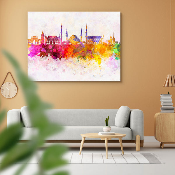 Istanbul Skyline, Turkey Peel & Stick Vinyl Wall Sticker-Laminated Wall Stickers-ART_VN_UN-IC 5007137 IC 5007137, Abstract Expressionism, Abstracts, Architecture, Art and Paintings, Asian, Cities, City Views, Illustrations, Landmarks, Panorama, Places, Semi Abstract, Skylines, Splatter, Turkish, Watercolour, istanbul, skyline, turkey, peel, stick, vinyl, wall, sticker, for, home, decoration, abstract, art, asia, background, bright, cityscape, color, colorful, creativity, grunge, illustration, landmark, midd