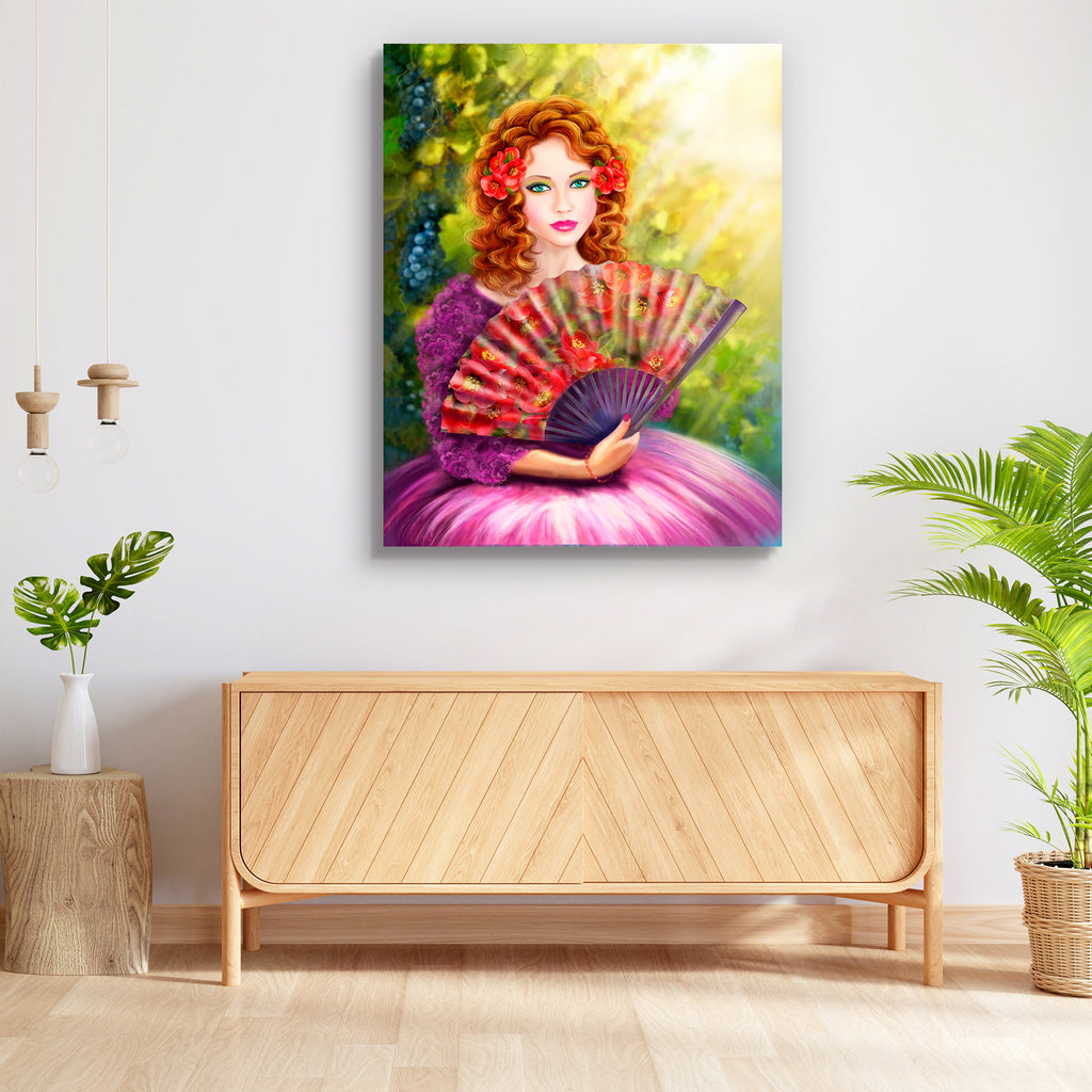 Girl With A Fan D1 Peel & Stick Vinyl Wall Sticker-Laminated Wall Stickers-ART_VN_UN-IC 5007140 IC 5007140, Wine, girl, with, a, fan, d1, peel, stick, vinyl, wall, sticker, beautiful, against, grape, garden., label, artzfolio, wall sticker, wall stickers, wallpaper sticker, wall stickers for bedroom, wall decoration items for bedroom, wall decor for bedroom, wall stickers for hall, wall stickers for living room, vinyl stickers for wall, vinyl stickers for furniture, wall decal, wall stickers for kids, vinyl