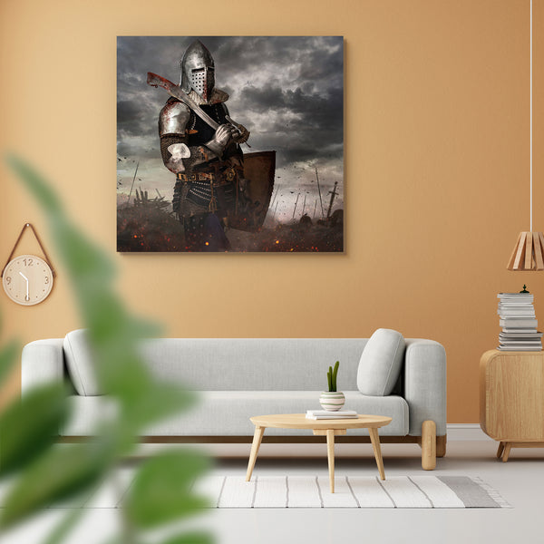 Knight With Sword In Battlefield Peel & Stick Vinyl Wall Sticker-Laminated Wall Stickers-ART_VN_UN-IC 5007171 IC 5007171, Ancient, Art and Paintings, Culture, Ethnic, Fantasy, Historical, Medieval, People, Renaissance, Traditional, Tribal, Vintage, World Culture, Metallic, knight, with, sword, in, battlefield, peel, stick, vinyl, wall, sticker, for, home, decoration, ages, aggression, antique, armor, army, arts, background, battle, blood, brave, clothing, combat, concept, concepts, conflict, costume, courag