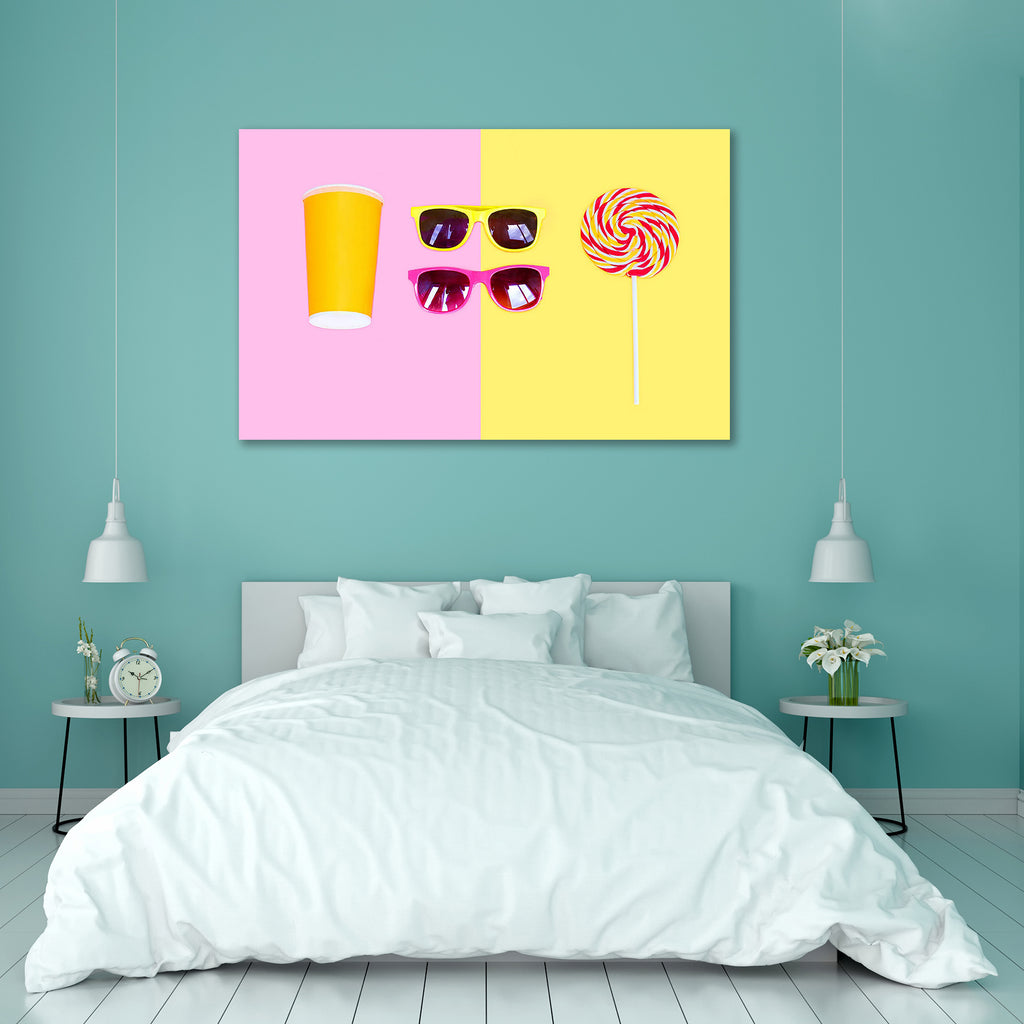 Sunglasses and Lollipop Peel & Stick Vinyl Wall Sticker-Laminated Wall Stickers-ART_VN_UN-IC 5007185 IC 5007185, Beverage, Cuisine, Fashion, Food, Food and Beverage, Food and Drink, Holidays, Minimalism, Pop Art, sunglasses, and, lollipop, peel, stick, vinyl, wall, sticker, accessory, background, beautiful, bright, candy, caramel, color, colorful, concept, confectionery, cool, cup, delicious, dessert, drink, eat, eyewear, female, flat, lay, fun, funky, glasses, juice, lolly, meal, object, photo, pink, posit
