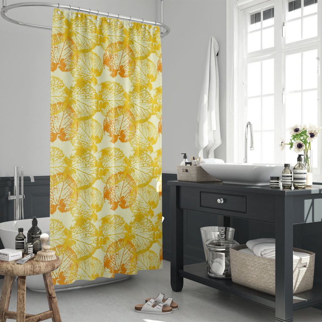 Leaves Washable Waterproof Shower Curtain-Shower Curtains-CUR_SH_EL-IC 5007220 IC 5007220, Ancient, Botanical, Floral, Flowers, Historical, Medieval, Nature, Patterns, Retro, Scenic, Vintage, Watercolour, leaves, washable, waterproof, shower, curtain, pattern, watercolor, autumn, background, beautiful, childish, color, colorful, colours, cool, cute, doodle, fall, flora, flower, garden, grass, green, insect, leaf, mixed, pastel, red, seamless, tender, textile, texture, vivid, water, yellow, artzfolio, shower