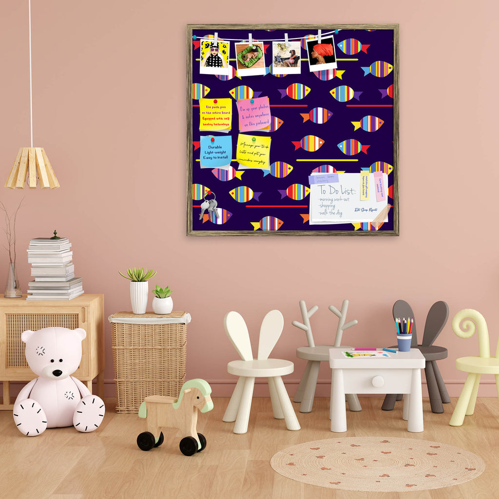 Colourful Fishes Bulletin Board Notice Pin Board Soft Board | Framed-Bulletin Boards Framed-BLB_FR-IC 5007222 IC 5007222, Animals, Animated Cartoons, Art and Paintings, Baby, Birds, Caricature, Cartoons, Children, Decorative, Digital, Digital Art, Fantasy, Graphic, Illustrations, Kids, Nature, Paintings, Patterns, Scenic, Signs, Signs and Symbols, colourful, fishes, bulletin, board, notice, pin, soft, framed, fish, pattern, cartoon, animal, aquarium, aquatic, background, beautiful, blue, child, childish, cu