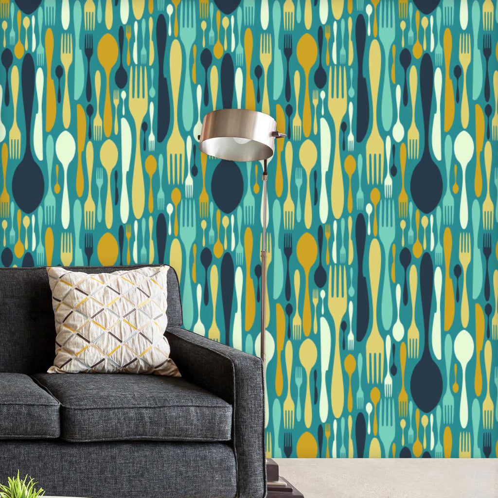 Cutlery Wallpaper Roll-Wallpapers Peel & Stick-WAL_PA-IC 5007224 IC 5007224, Abstract Expressionism, Abstracts, Beverage, Cuisine, Food, Food and Beverage, Food and Drink, Icons, Illustrations, Kitchen, Patterns, Semi Abstract, Signs and Symbols, Symbols, cutlery, wallpaper, roll, abstract, background, bistro, blue, cafe, card, celebrate, celebration, collection, cook, cooking, decoration, dining, dinner, eat, equipment, fork, gift, gourmet, greeting, icon, illustration, invitation, knife, lunch, meal, menu