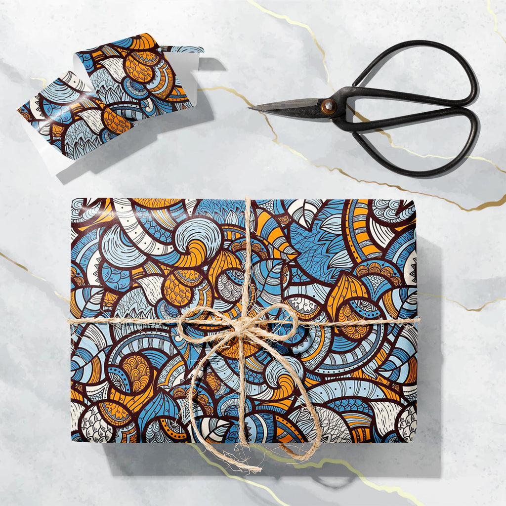 Ethnic Doodle Art & Craft Gift Wrapping Paper-Wrapping Papers-WRP_PP-IC 5007231 IC 5007231, Abstract Expressionism, Abstracts, African, Ancient, Art and Paintings, Asian, Botanical, Circle, Culture, Dots, Ethnic, Floral, Flowers, Geometric Abstraction, Hand Drawn, Historical, Illustrations, Medieval, Nature, Patterns, Scenic, Semi Abstract, Traditional, Tribal, Vintage, World Culture, doodle, art, craft, gift, wrapping, paper, pattern, abstract, africa, muster, seamless, lace, background, motif, abstraction