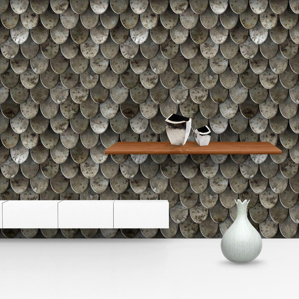 Cuirass Wallpaper Roll-Wallpapers Peel & Stick-WAL_PA-IC 5007239 IC 5007239, Abstract Expressionism, Abstracts, Ancient, Patterns, Retro, Semi Abstract, Signs, Signs and Symbols, Vintage, Metallic, cuirass, wallpaper, roll, armor, abstract, aged, alloy, armoring, armour, background, chain, design, frame, gray, grunge, grungy, hard, iron, material, metal, old, pattern, plate, plating, protection, protective, roof, rough, rounded, rust, rusty, safety, scale, scaled, scaly, seamless, seamlessly, sheet, silvery