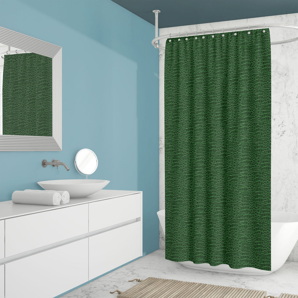 Crocodile Hide D1 Washable Waterproof Shower Curtain-Shower Curtains-CUR_SH_EL-IC 5007246 IC 5007246, Animals, Digital, Digital Art, Graphic, Nature, Patterns, Scenic, crocodile, hide, d1, washable, waterproof, shower, curtain, alligator, animal, belt, boots, gator, leather, photographic, purse, reptile, seamless, shoes, skin, texture, tile, wallet, artzfolio, shower curtain, bathroom curtain, eyelet shower curtain, waterproof shower curtain, kids shower curtain, washable curtain, 7feet shower curtain, wash