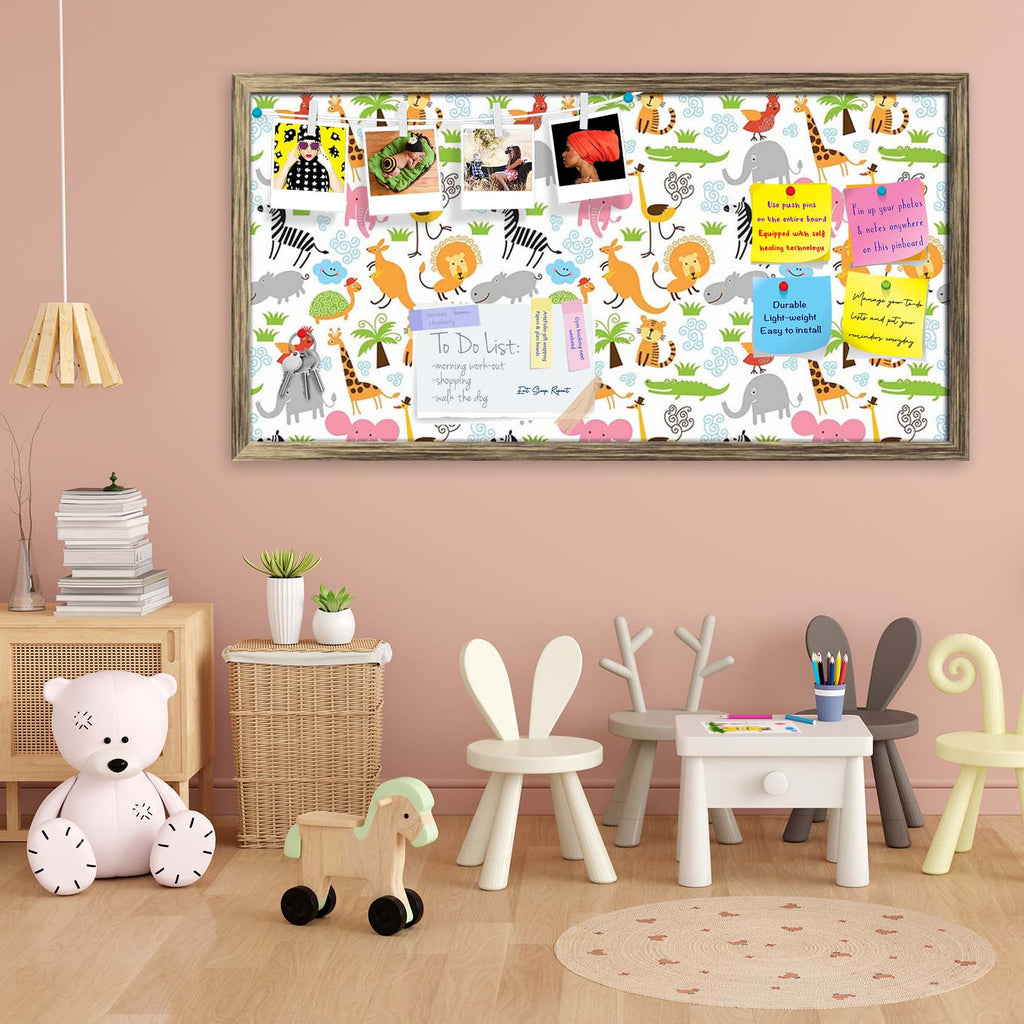 Cute Animals Bulletin Board Notice Pin Board Soft Board | Framed-Bulletin Boards Framed-BLB_FR-IC 5007255 IC 5007255, African, Animals, Animated Cartoons, Baby, Birds, Black and White, Caricature, Cartoons, Children, Comedy, Comics, Drawing, Humor, Humour, Illustrations, Kids, Patterns, Signs, Signs and Symbols, Tropical, White, cute, bulletin, board, notice, pin, soft, framed, cartoon, zoo, animal, bonito, funny, zebra, africa, australia, background, bird, character, child, childhood, collection, colors, c