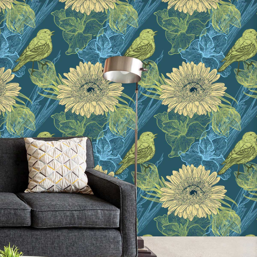 Handdrawn Birds Wallpaper Roll-Wallpapers Peel & Stick-WAL_PA-IC 5007256 IC 5007256, Abstract Expressionism, Abstracts, Ancient, Animated Cartoons, Birds, Botanical, Caricature, Cartoons, Decorative, Digital, Digital Art, Fashion, Floral, Flowers, Graphic, Historical, Illustrations, Medieval, Nature, Patterns, Retro, Scenic, Semi Abstract, Signs, Signs and Symbols, Sketches, Vintage, Wildlife, handdrawn, wallpaper, roll, abstract, artistic, artwork, backdrop, background, bird, blank, bloom, blue, calm, cart