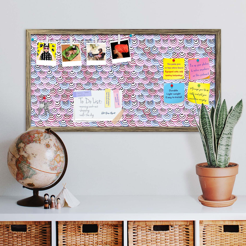 Abstract Doodles D2 Bulletin Board Notice Pin Board Soft Board | Framed - Bulletin Boards Framed - ArtzFolio.com