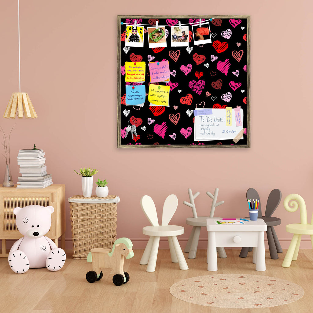 Love Heart Bulletin Board Notice Pin Board Soft Board | Framed-Bulletin Boards Framed-BLB_FR-IC 5007262 IC 5007262, Abstract Expressionism, Abstracts, Ancient, Art and Paintings, Black, Black and White, Culture, Ethnic, Hand Drawn, Hearts, Historical, Holidays, Icons, Illustrations, Love, Medieval, Modern Art, Patterns, Retro, Romance, Semi Abstract, Signs, Signs and Symbols, Sketches, Symbols, Traditional, Tribal, Vintage, Wedding, World Culture, heart, bulletin, board, notice, pin, soft, framed, pattern, 