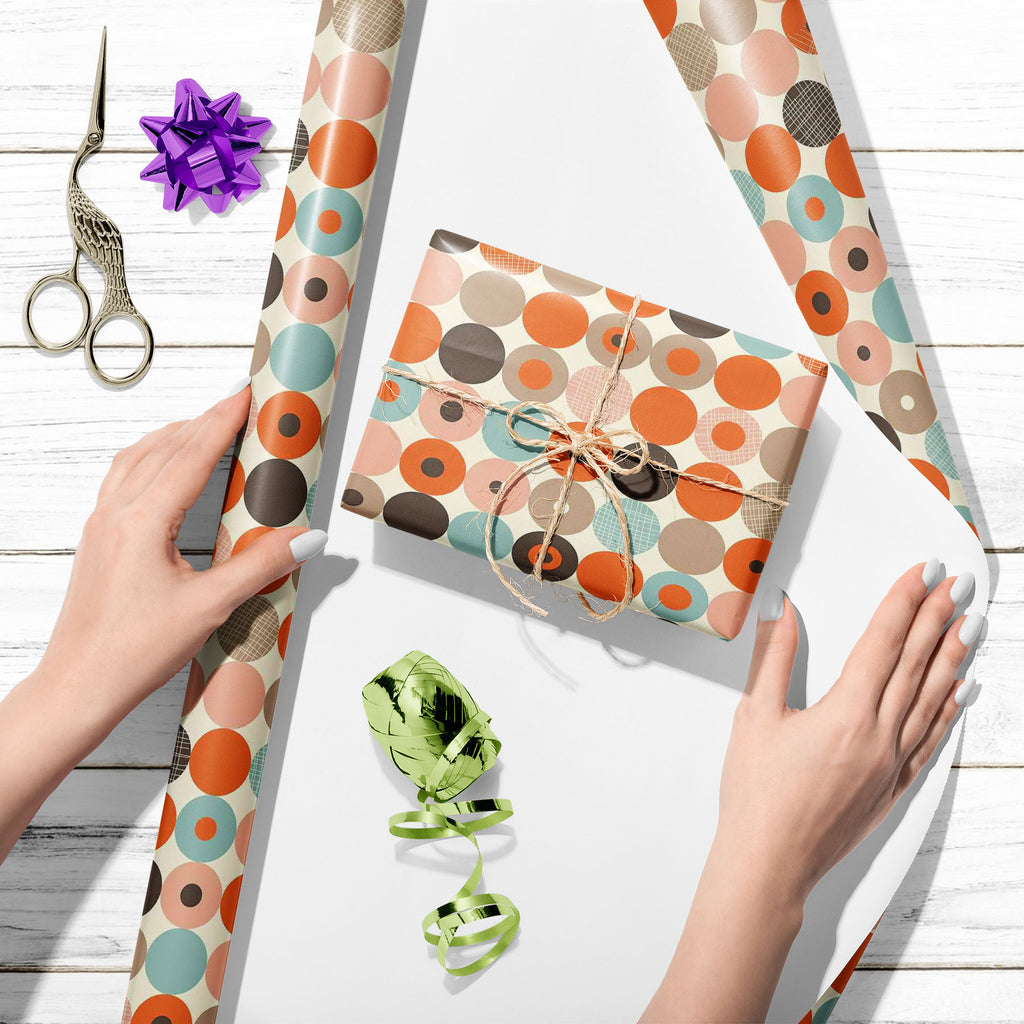 Abstract Retro D2 Art & Craft Gift Wrapping Paper - Wrapping Papers - ArtzFolio.com