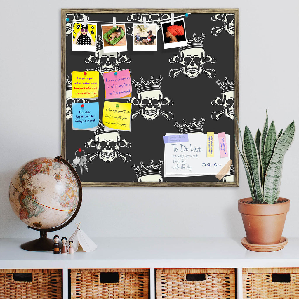 Crown Skull Bulletin Board Notice Pin Board Soft Board | Framed-Bulletin Boards Framed-BLB_FR-IC 5007279 IC 5007279, Ancient, Animated Cartoons, Art and Paintings, Black, Black and White, Caricature, Cartoons, Fashion, Historical, Icons, Illustrations, Love, Medieval, Patterns, Romance, Signs, Signs and Symbols, Symbols, Vintage, crown, skull, bulletin, board, notice, pin, soft, framed, pattern, seamless, skulls, calavera, with, art, backgrounds, bone, cartoon, castle, decoration, element, fabric, history, 