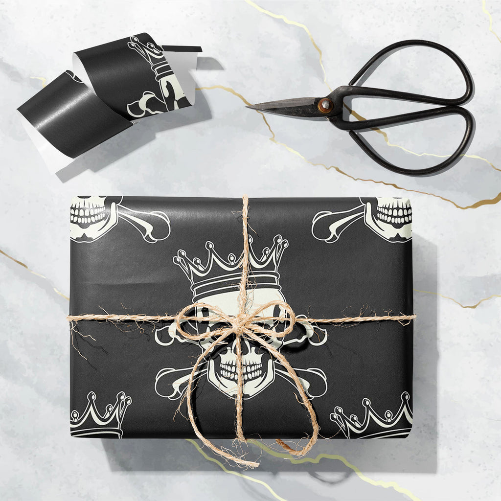 Crown Skull Art & Craft Gift Wrapping Paper-Wrapping Papers-WRP_PP-IC 5007279 IC 5007279, Ancient, Animated Cartoons, Art and Paintings, Black, Black and White, Caricature, Cartoons, Fashion, Historical, Icons, Illustrations, Love, Medieval, Patterns, Romance, Signs, Signs and Symbols, Symbols, Vintage, crown, skull, art, craft, gift, wrapping, paper, pattern, seamless, skulls, calavera, with, backgrounds, bone, cartoon, castle, decoration, element, fabric, history, icon, illustration, image, imagery, jolly