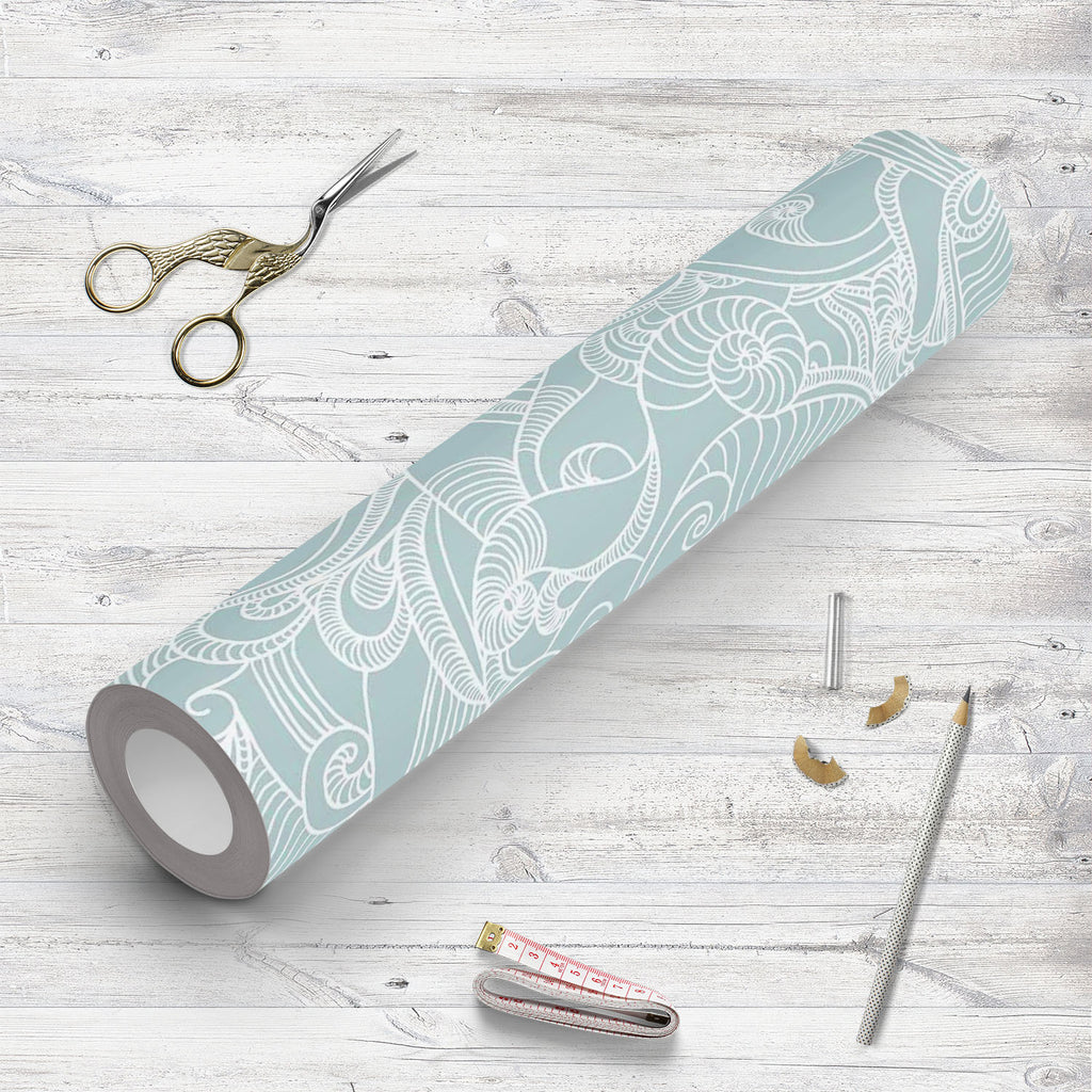 Abstract Wave Wallpaper Roll - Wallpapers Peel & Stick - ArtzFolio.com