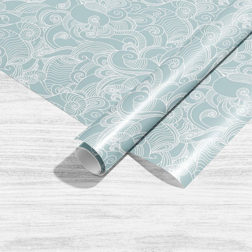 Abstract Wave Art & Craft Gift Wrapping Paper - Wrapping Papers - ArtzFolio.com