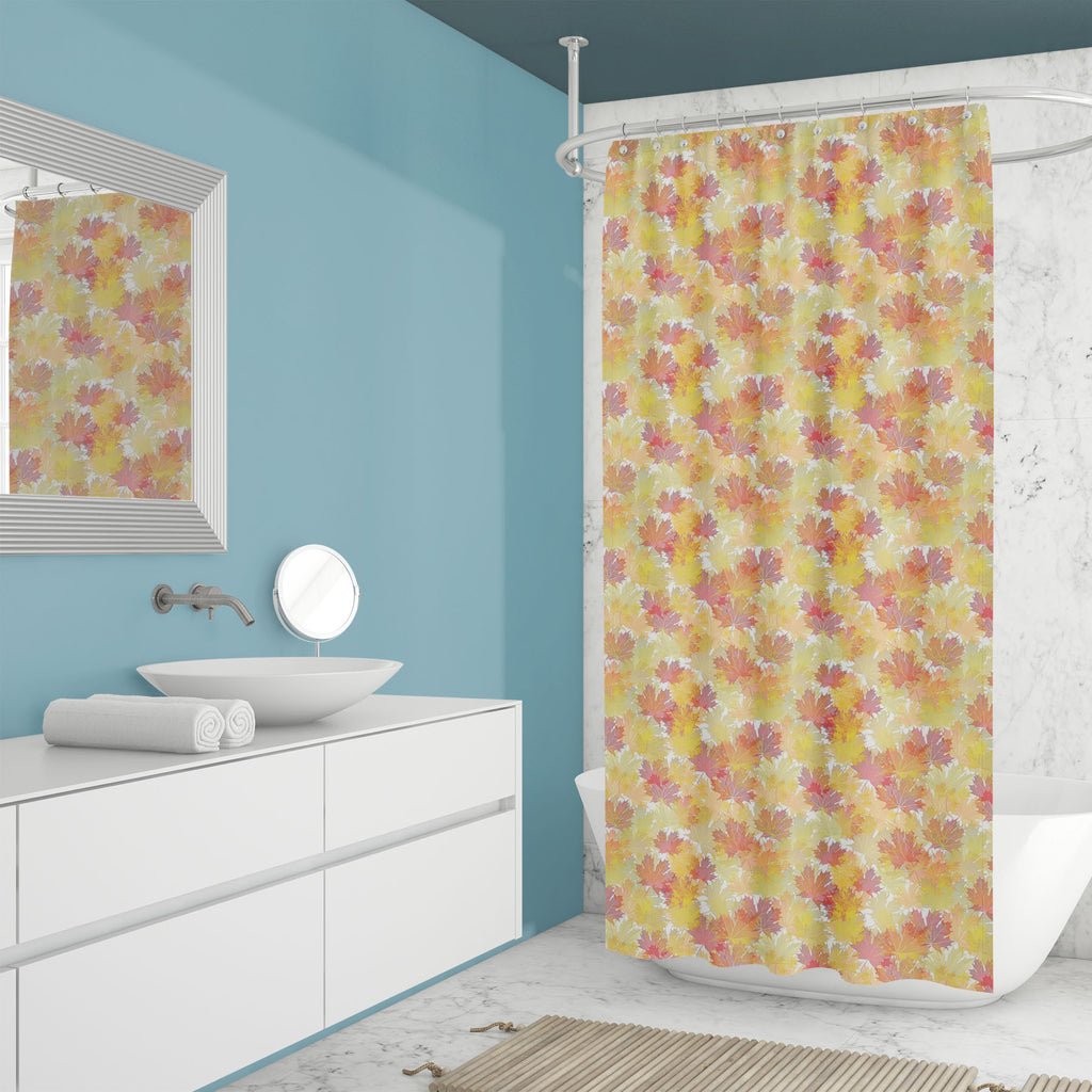 Autumn Leaves D2 Washable Waterproof Shower Curtain-Shower Curtains-CUR_SH_EL-IC 5007285 IC 5007285, Abstract Expressionism, Abstracts, Art and Paintings, Botanical, Decorative, Floral, Flowers, Holidays, Illustrations, Nature, Patterns, Scenic, Seasons, Semi Abstract, Signs, Signs and Symbols, Space, Wooden, autumn, leaves, d2, washable, waterproof, shower, curtain, september, abstract, art, backdrop, background, banner, botany, branch, bright, card, color, colorful, decoration, design, environment, fabric