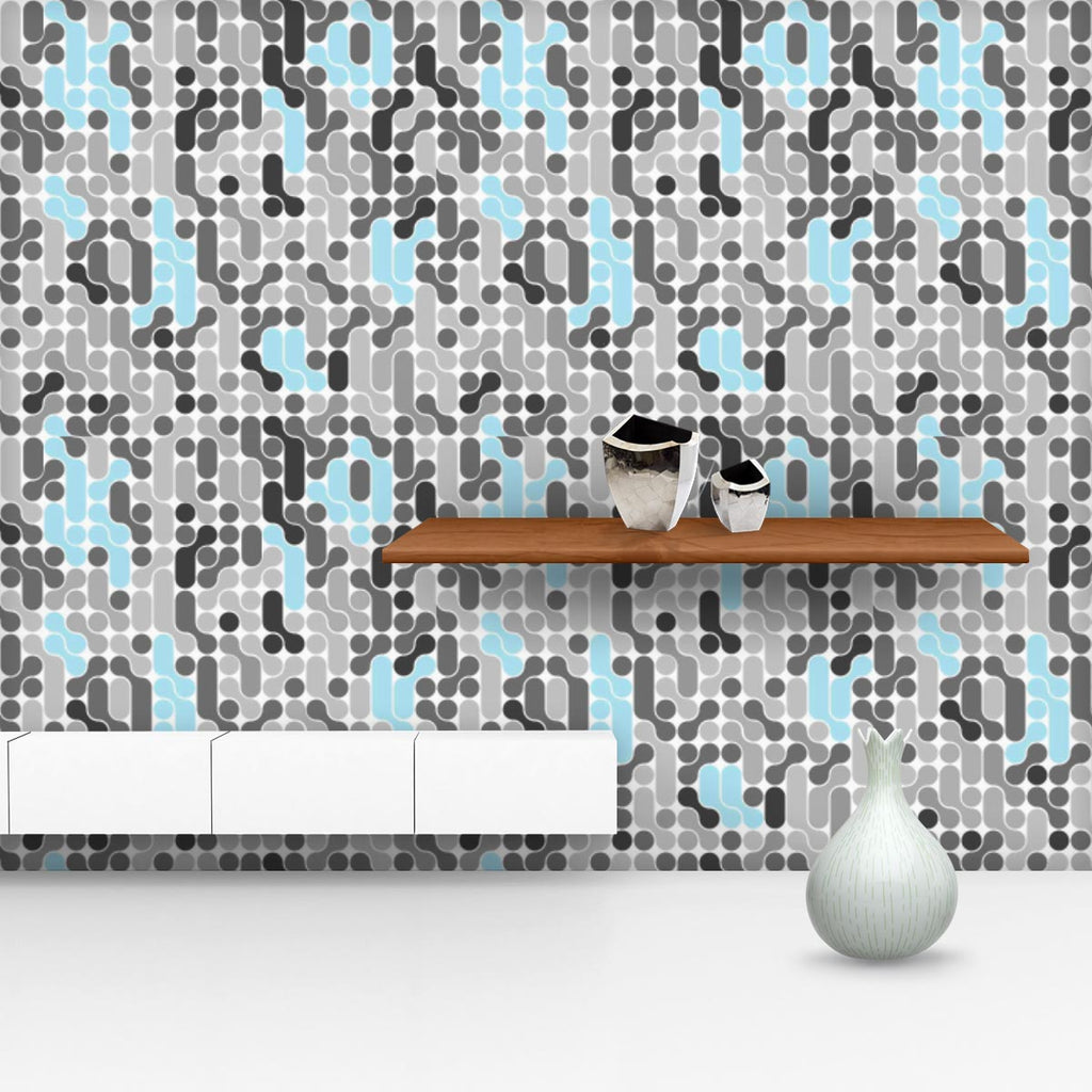 Abstract Geometric D2 Wallpaper Roll - Wallpapers Peel & Stick - ArtzFolio.com