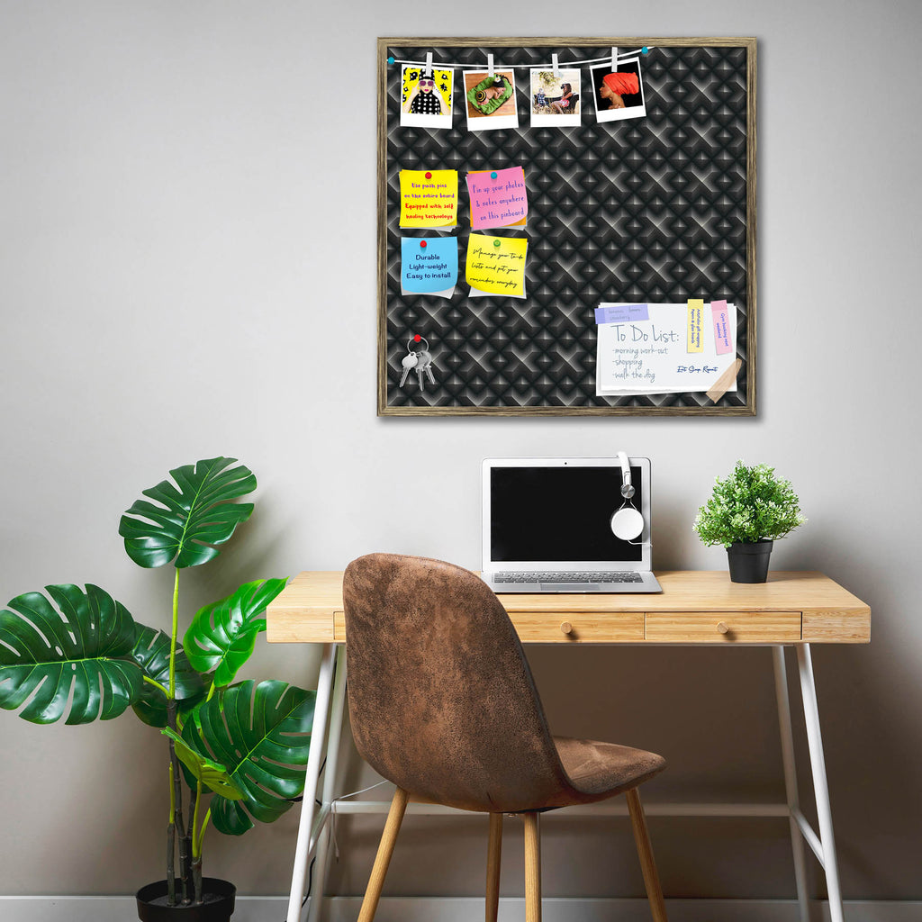 Abstract Art D41 Bulletin Board Notice Pin Board Soft Board | Framed - Bulletin Boards Framed - ArtzFolio.com