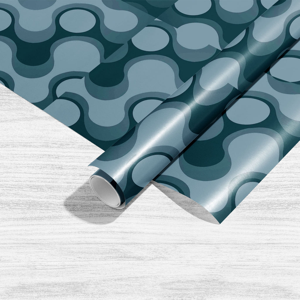 Abstract Retro D3 Art & Craft Gift Wrapping Paper - Wrapping Papers - ArtzFolio.com