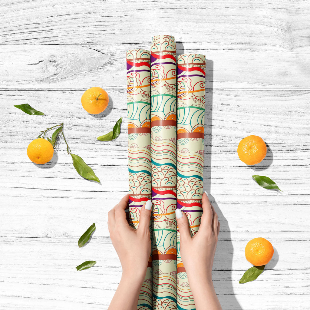 Waves Drawing Art & Craft Gift Wrapping Paper-Wrapping Papers-WRP_PP-IC 5007323 IC 5007323, Abstract Expressionism, Abstracts, Ancient, Art and Paintings, Black and White, Culture, Decorative, Drawing, Ethnic, Fantasy, Fashion, Folk Art, Geometric, Geometric Abstraction, Historical, Illustrations, Medieval, Patterns, Semi Abstract, Signs, Signs and Symbols, Traditional, Tribal, Vintage, White, World Culture, waves, art, craft, gift, wrapping, paper, abstract, abstraction, artistic, backdrop, background, bei