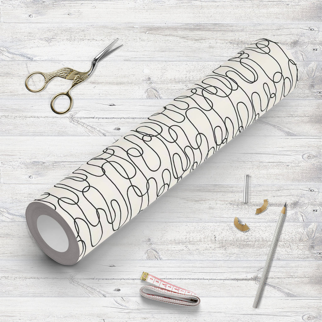 Curly Lines Wallpaper Roll-Wallpapers Peel & Stick-WAL_PA-IC 5007324 IC 5007324, Abstract Expressionism, Abstracts, Art and Paintings, Black, Black and White, Digital, Digital Art, Drawing, Fashion, Geometric, Geometric Abstraction, Graphic, Illustrations, Modern Art, Patterns, Semi Abstract, Signs, Signs and Symbols, Stripes, White, curly, lines, wallpaper, roll, abstract, art, backdrop, background, cover, curtain, curve, decor, decoration, design, detail, doodle, element, ellipse, fabric, funky, illustrat