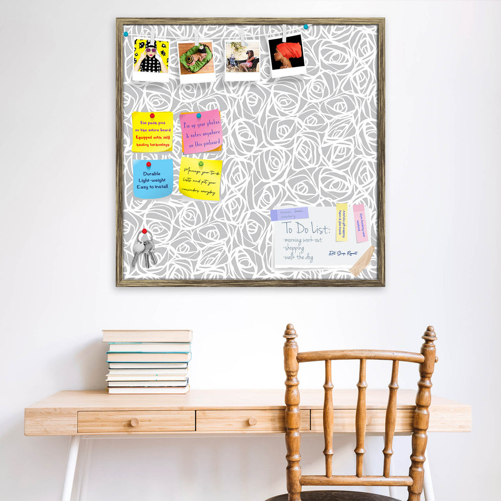 Abstract Pattern D1 Bulletin Board Notice Pin Board Soft Board | Framed - Bulletin Boards Framed - ArtzFolio.com