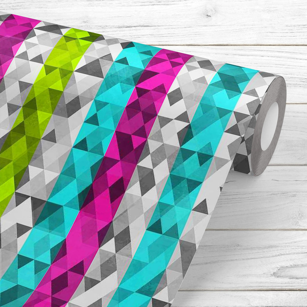Color Triangles Wallpaper Roll-Wallpapers Peel & Stick-WAL_PA-IC 5007339 IC 5007339, Abstract Expressionism, Abstracts, Art and Paintings, Black, Black and White, Cities, City Views, Diamond, Digital, Digital Art, Fashion, Geometric, Geometric Abstraction, Graphic, Illustrations, Paintings, Patterns, Retro, Semi Abstract, Signs, Signs and Symbols, Triangles, color, wallpaper, roll, abstract, art, backdrop, backgrounds, collection, computer, contemporary, creativity, decoration, descriptive, design, effect, 