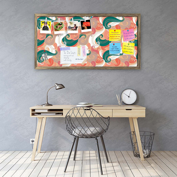 Colorful Wave Bulletin Board Notice Pin Board Soft Board | Framed-Bulletin Boards Framed-BLB_FR-IC 5007340 IC 5007340, Abstract Expressionism, Abstracts, Animals, Art and Paintings, Automobiles, Botanical, Digital, Digital Art, Fashion, Floral, Flowers, Graphic, Modern Art, Nature, Paisley, Patterns, Retro, Semi Abstract, Signs, Signs and Symbols, Transportation, Travel, Urban, Vehicles, colorful, wave, bulletin, board, notice, pin, vision, soft, combo, with, thumb, push, pins, sticky, notes, antique, golde