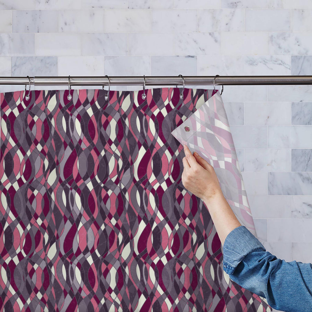 Abstract Grunge Art Washable Waterproof Shower Curtain - Shower Curtains - ArtzFolio.com