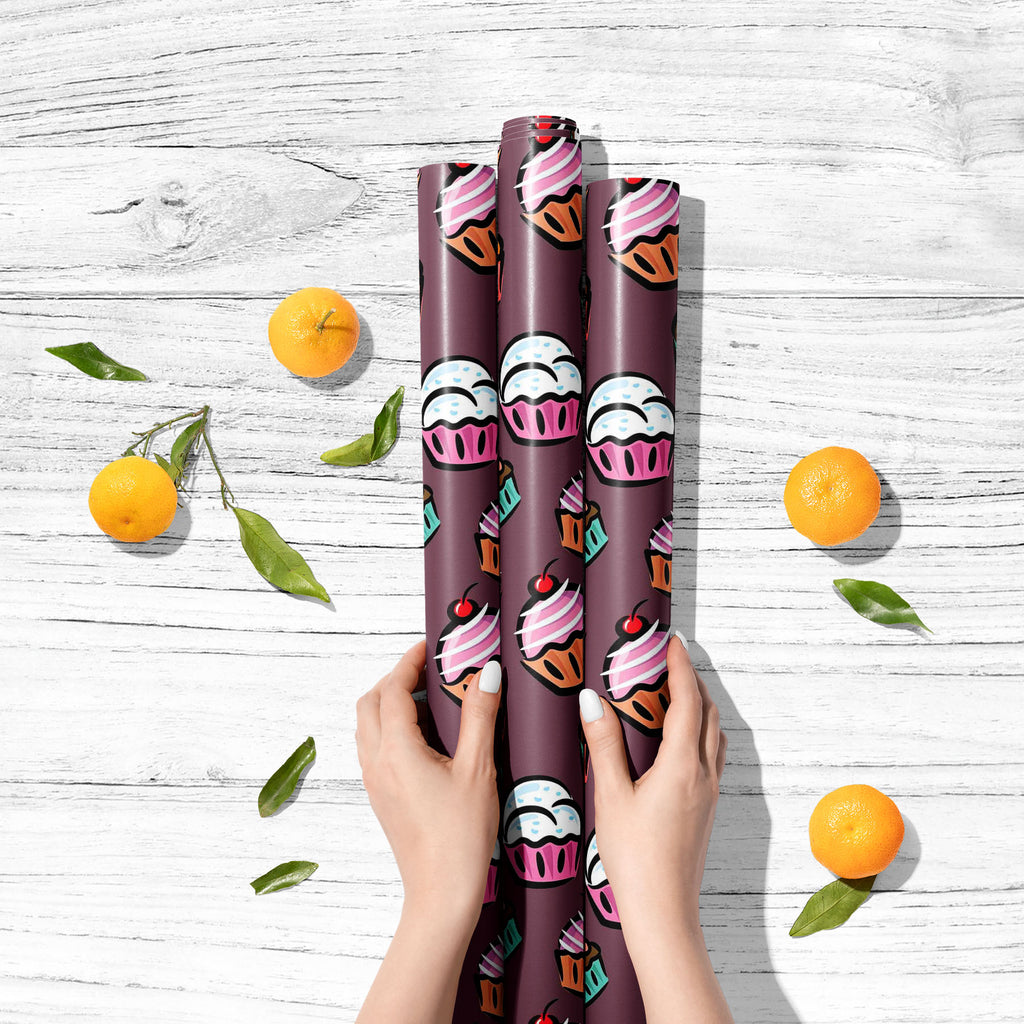 Cupcake D3 Art & Craft Gift Wrapping Paper-Wrapping Papers-WRP_PP-IC 5007355 IC 5007355, Ancient, Animated Cartoons, Art and Paintings, Caricature, Cartoons, Cuisine, Digital, Digital Art, Drawing, Food, Food and Beverage, Food and Drink, Graphic, Historical, Illustrations, Love, Medieval, Patterns, Retro, Romance, Signs, Signs and Symbols, Vintage, cupcake, d3, art, craft, gift, wrapping, paper, cupcakes, pattern, candy, backdrop, background, bake, cartoon, celebration, cherry, chocolate, clip, clipart, co