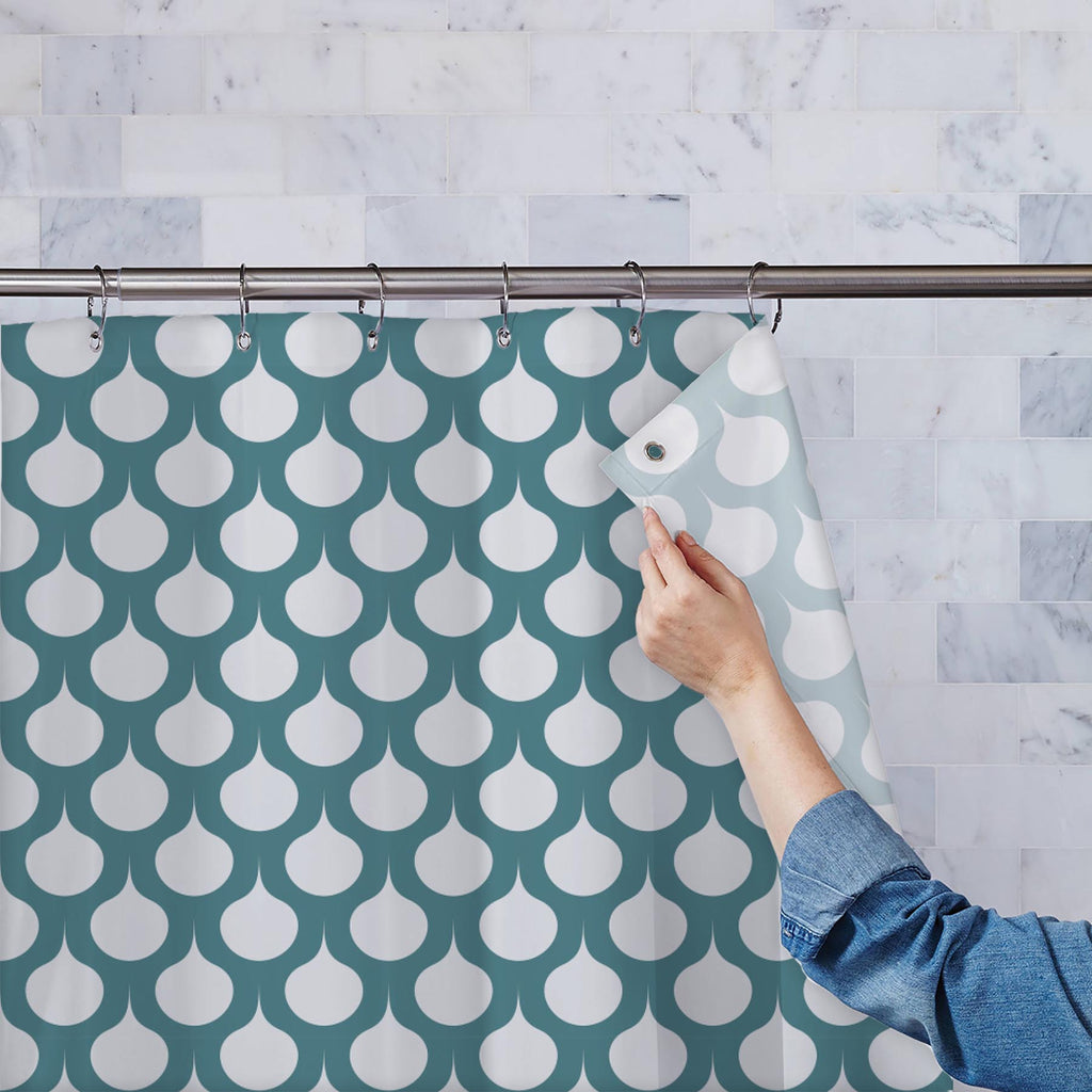 Abstract Ornament D2 Washable Waterproof Shower Curtain - Shower Curtains - ArtzFolio.com