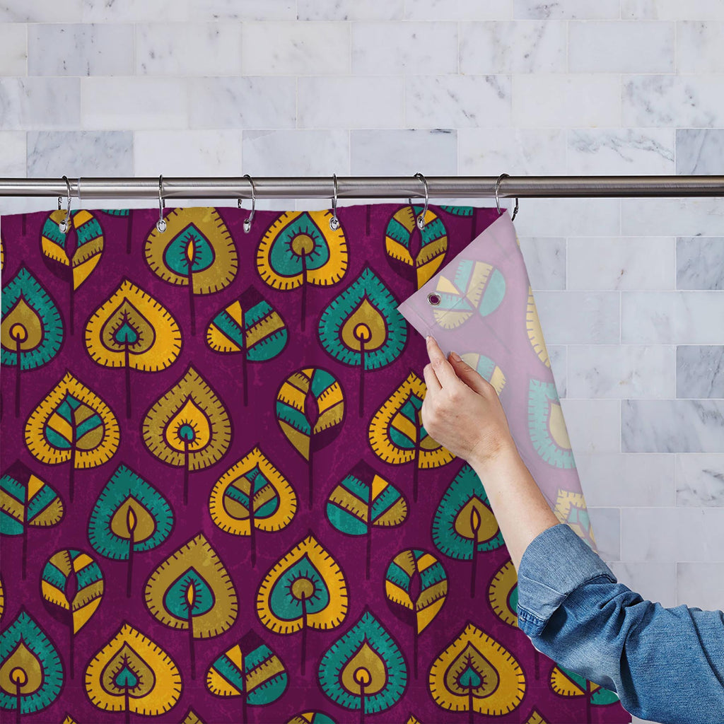 Stylized Leaves D1 Washable Waterproof Shower Curtain-Shower Curtains-CUR_SH_EL-IC 5007364 IC 5007364, Abstract Expressionism, Abstracts, Ancient, Animated Cartoons, Art and Paintings, Botanical, Caricature, Cartoons, Decorative, Digital, Digital Art, Drawing, Fashion, Floral, Flowers, Graphic, Hand Drawn, Historical, Illustrations, Medieval, Modern Art, Nature, Patterns, Retro, Scenic, Seasons, Semi Abstract, Signs, Signs and Symbols, Vintage, stylized, leaves, d1, washable, waterproof, shower, curtain, ab