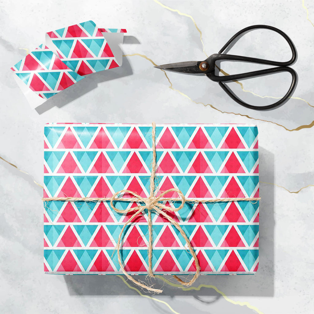 Abstract Triangles D1 Art & Craft Gift Wrapping Paper - Wrapping Papers - ArtzFolio.com