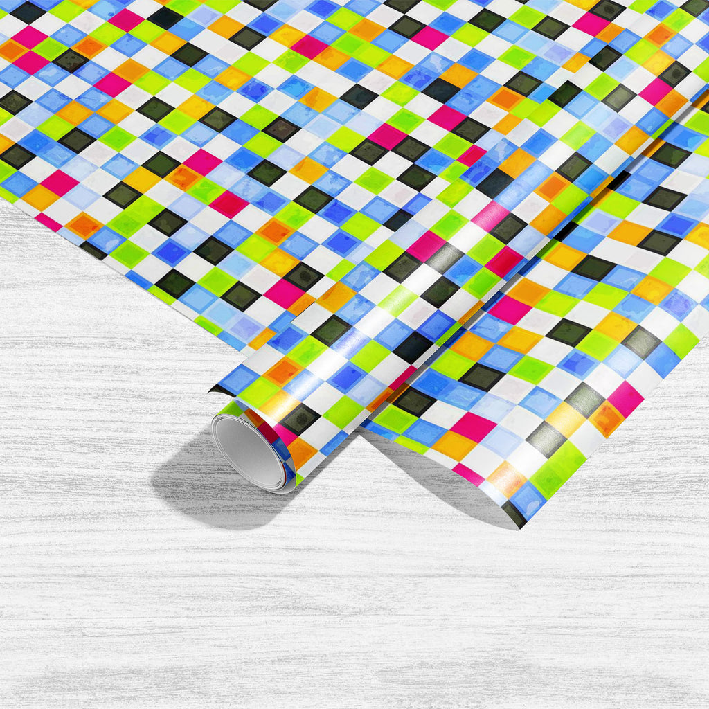 Grunge Squares D2 Art & Craft Gift Wrapping Paper-Wrapping Papers-WRP_PP-IC 5007375 IC 5007375, Abstract Expressionism, Abstracts, Art and Paintings, Black and White, Decorative, Digital, Digital Art, Geometric, Geometric Abstraction, Graphic, Hipster, Holidays, Illustrations, Modern Art, Patterns, Pop Art, Retro, Semi Abstract, Signs, Signs and Symbols, White, grunge, squares, d2, art, craft, gift, wrapping, paper, abstract, artistic, artwork, backdrop, background, banner, blue, bright, color, colorful, co