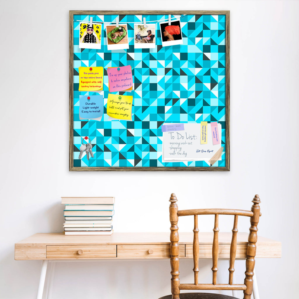 Blue Triangle Bulletin Board Notice Pin Board Soft Board | Framed-Bulletin Boards Framed-BLB_FR-IC 5007387 IC 5007387, Abstract Expressionism, Abstracts, Art and Paintings, Decorative, Diamond, Digital, Digital Art, Geometric, Geometric Abstraction, Graphic, Grid Art, Illustrations, Modern Art, Patterns, Semi Abstract, Signs, Signs and Symbols, Symbols, Triangles, blue, triangle, bulletin, board, notice, pin, soft, framed, abstract, art, backdrop, background, beautiful, block, bright, classic, color, cover,