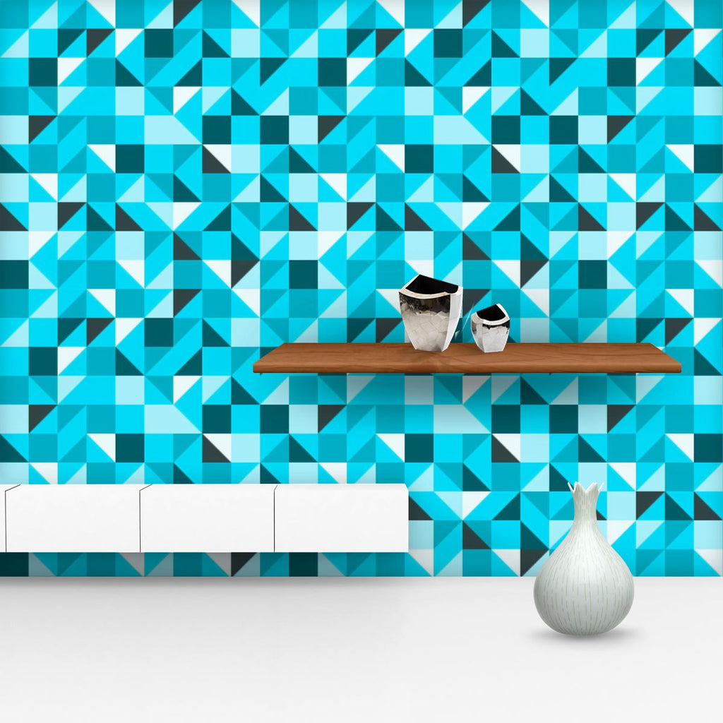 Blue Triangle Wallpaper Roll-Wallpapers Peel & Stick-WAL_PA-IC 5007387 IC 5007387, Abstract Expressionism, Abstracts, Art and Paintings, Decorative, Diamond, Digital, Digital Art, Geometric, Geometric Abstraction, Graphic, Grid Art, Illustrations, Modern Art, Patterns, Semi Abstract, Signs, Signs and Symbols, Symbols, Triangles, blue, triangle, wallpaper, roll, abstract, art, backdrop, background, beautiful, block, bright, classic, color, cover, creative, decor, decoration, design, dynamic, element, fabric,