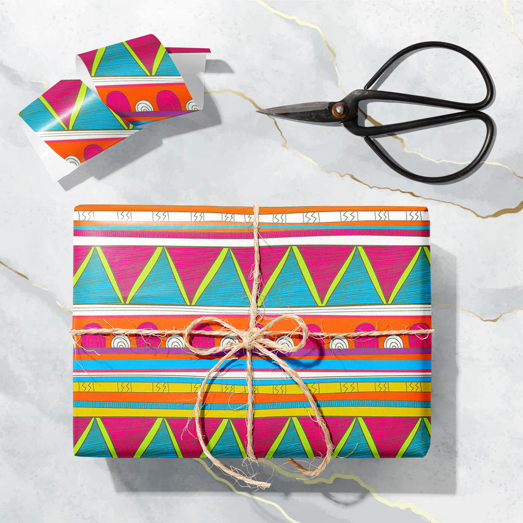 Tribal Art D5 Art & Craft Gift Wrapping Paper-Wrapping Papers-WRP_PP-IC 5007390 IC 5007390, Abstract Expressionism, Abstracts, Ancient, Culture, Decorative, Drawing, Ethnic, Fantasy, Fashion, Folk Art, Geometric, Geometric Abstraction, Historical, Illustrations, Medieval, Mexican, Patterns, Semi Abstract, Signs, Signs and Symbols, Stripes, Traditional, Triangles, Tribal, Vintage, World Culture, art, d5, craft, gift, wrapping, paper, background, abstract, abstraction, artistic, backdrop, blue, border, bright