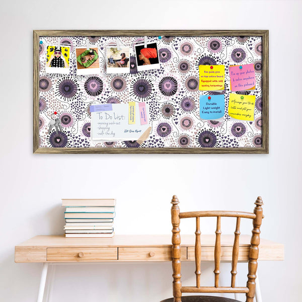 Circle & Hearts Bulletin Board Notice Pin Board Soft Board | Framed-Bulletin Boards Framed-BLB_FR-IC 5007401 IC 5007401, Abstract Expressionism, Abstracts, Ancient, Art and Paintings, Black and White, Botanical, Circle, Digital, Digital Art, Dots, Drawing, Fashion, Floral, Flowers, Graphic, Hearts, Historical, Illustrations, Love, Medieval, Nature, Patterns, Retro, Romance, Semi Abstract, Signs, Signs and Symbols, Vintage, White, bulletin, board, notice, pin, vision, soft, combo, with, thumb, push, pins, st