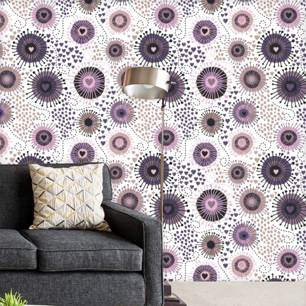 Circle & Hearts Wallpaper Roll-Wallpapers Peel & Stick-WAL_PA-IC 5007401 IC 5007401, Abstract Expressionism, Abstracts, Ancient, Art and Paintings, Black and White, Botanical, Circle, Digital, Digital Art, Dots, Drawing, Fashion, Floral, Flowers, Graphic, Hearts, Historical, Illustrations, Love, Medieval, Nature, Patterns, Retro, Romance, Semi Abstract, Signs, Signs and Symbols, Vintage, White, wallpaper, roll, abstract, art, background, brown, collection, crazy, curly, decoration, design, dot, element, ell